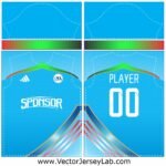 AquaWave Light Sports Jersey Vector