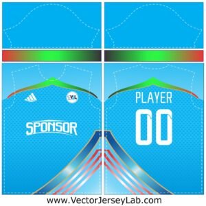 AquaWave Light Sports Jersey Vector