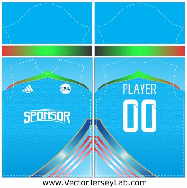 AquaWave Light Sports Jersey Vector