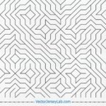 editable side pattern black vector for sportswear